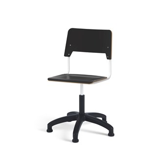 Stol Como FSC BX gas (hög) glidfot stor sits vitt stativ