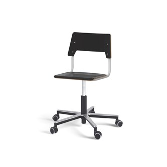 Stol Como FSC gas (hög) Alu hjul mellan sits silverstativ