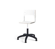 Stol Como FSC gas (låg) glidfot mellan sits silverstativ