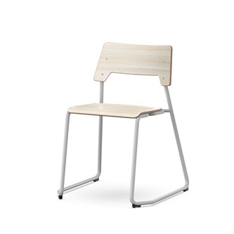 Stol Como FSC medstativ sh 45 cm stor sits silverstativ