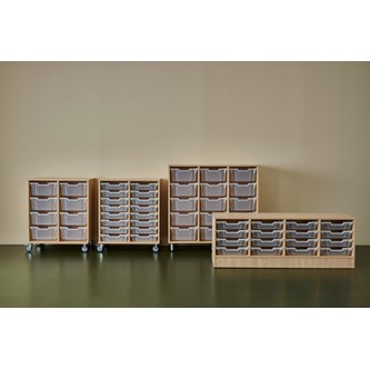 Svea förvaring H83 björk stora backar Gratnell