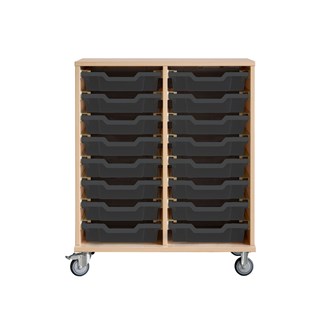 Svea förvaring H83 björk små backar Gratnell