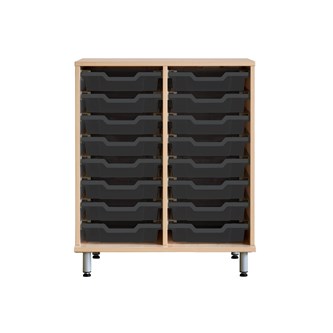 Svea förvaring H83 björk små backar Gratnell