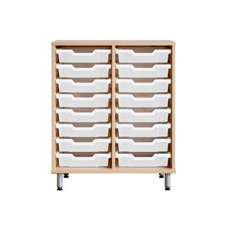 Svea förvaring H83 björk små backar Gratnell