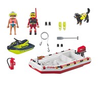 Playmobil Brandbåt med aquascooter