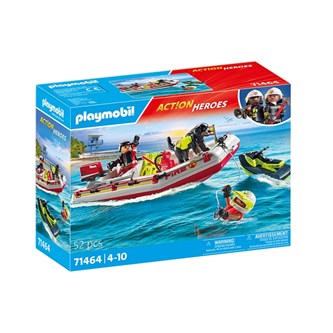 Playmobil Brandbåt med aquascooter