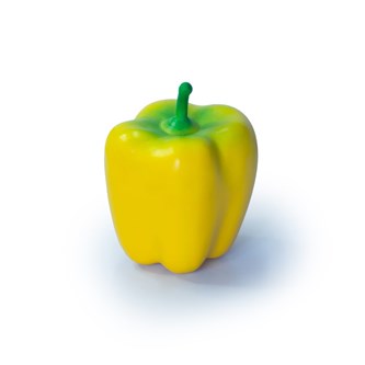 Green rubber toys Lekmat grönsaker 17-delar