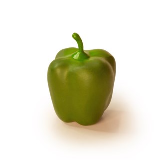 Green rubber toys Lekmat grönsaker 17-delar