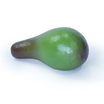 Green rubber toys Lekmat frukter 10-delar