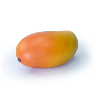 Green rubber toys Lekmat frukter 10-delar