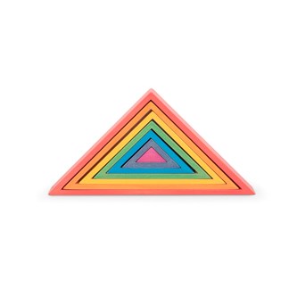 Regnbågsarkitektur trianglar, 7 delar