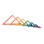Regnbågsarkitektur trianglar, 7 delar