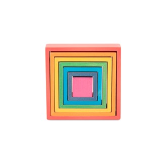 Regnbågsarkitektur kvadrater, 7 delar