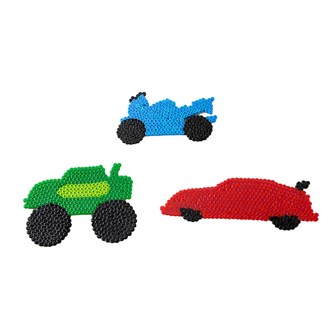 Pärlplattor Midi Bilar 3-pack
