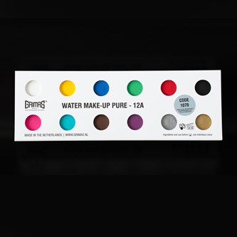 Grimas stor sminkpalett, grundfärger