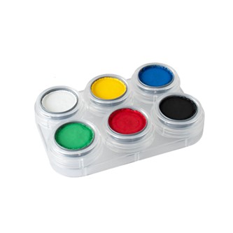 Grimas liten sminkpalett, grundfärger