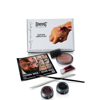 Grimas sminkset, ärr