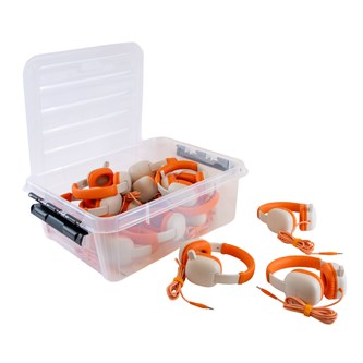 AVID Hörlurar WonderEars orange 3,5 mm 15 st