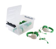 AVID Hörlurar WonderEars grön USB-C 5 st