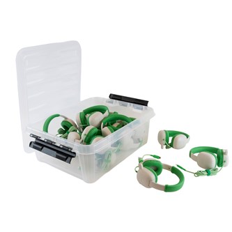 AVID Hörlurar WonderEars grön USB-C 15 st