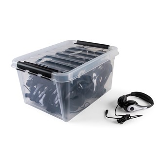 AVID Hörlurar AE-35 vit USB-C