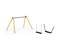 Gungställning 2-sits trä