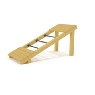 Bänk för situps och rygglyft