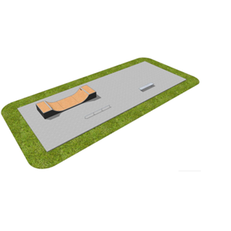 Mobile skateboard park small