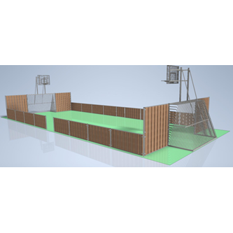 Multiarena trä 7,06x17,31