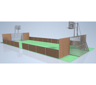 Multiarena trä 7,06x17,31