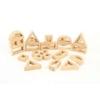 Klossar i olika former, 24 delar