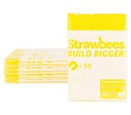 Strawbees Konstruktionsrör, gula