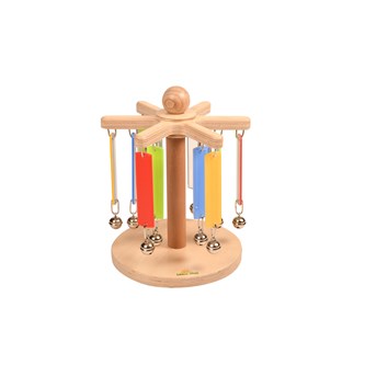 Spegelkarusell med flouroserande färger