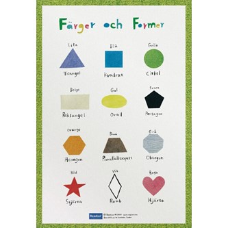 Readioo poster Färger och former