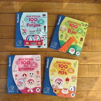 Readioo bok: Mina första 100 ord Djur