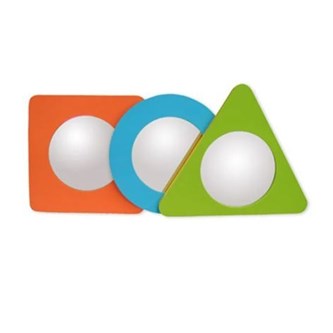 Handspegel med skumram 3-pack