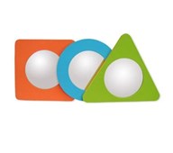 Handspegel med skumram 3-pack