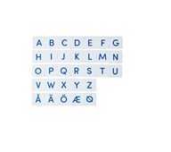 Mag Genius magnetiska bokstäver, versaler 65 delar