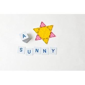 Mag Genius magnetiska bokstäver, versaler 65 delar