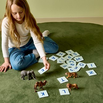 Mag Genius magnetiska bokstäver, versaler 65 delar