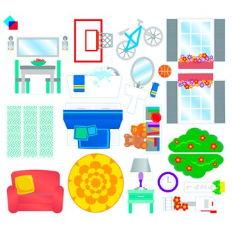 Magna-Tiles Byggnader, 28 delar