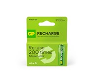 Batteri HR06, uppladdningsbart 4-pack