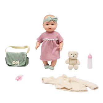 Mjuk docka Emmy med tillbehör