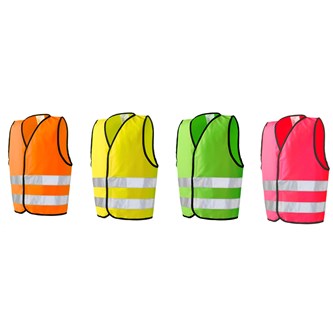 Reflexväst kardborreknäppning, XXS