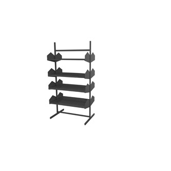 Wille bibliotek fristående plåthyllplan 90 cm