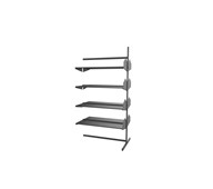 Wille påbyggnad bibliotek fristående plåthyllplan 90 cm