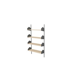 Wille bibliotek vägg trähyllplan 90 cm