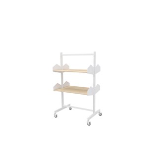 Wille bokvagn trähyllplan