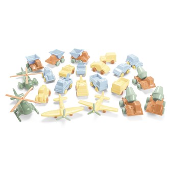 Dantoy Fordon pastell, 22 delar