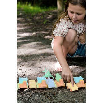 Dantoy Fordon pastell, 22 delar